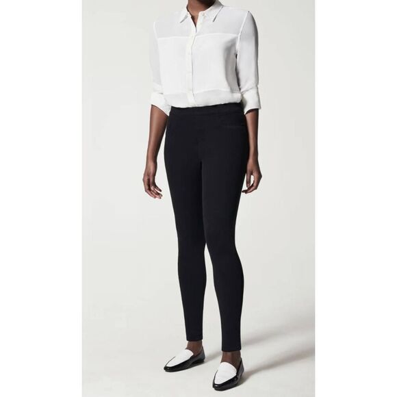 SPANX Jean-ish Ankle Leggings Size Medium - Picture 1 of 4